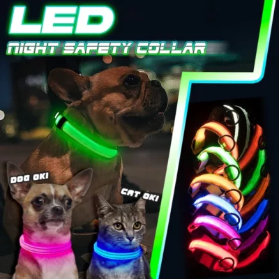 LED Night Safety Pet Collar