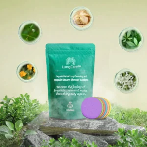 LungCare™ Organic Herbal Lung Cleansing and Repair Steam Shower Tablets