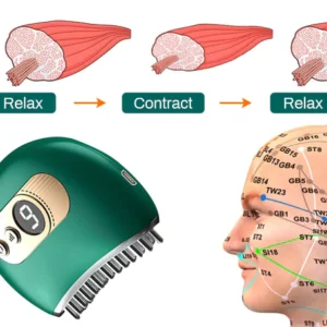 Alternative view of Nurbini™ EMS Hair Reborn Scalp Acupoint Massager