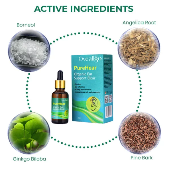 Oveallgo™ PureHear CLEAR Organic Ear Support Elixir
