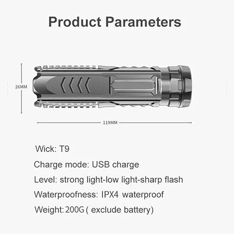 Oveallgo™ Multifunctional Rechargeable Flashlight
