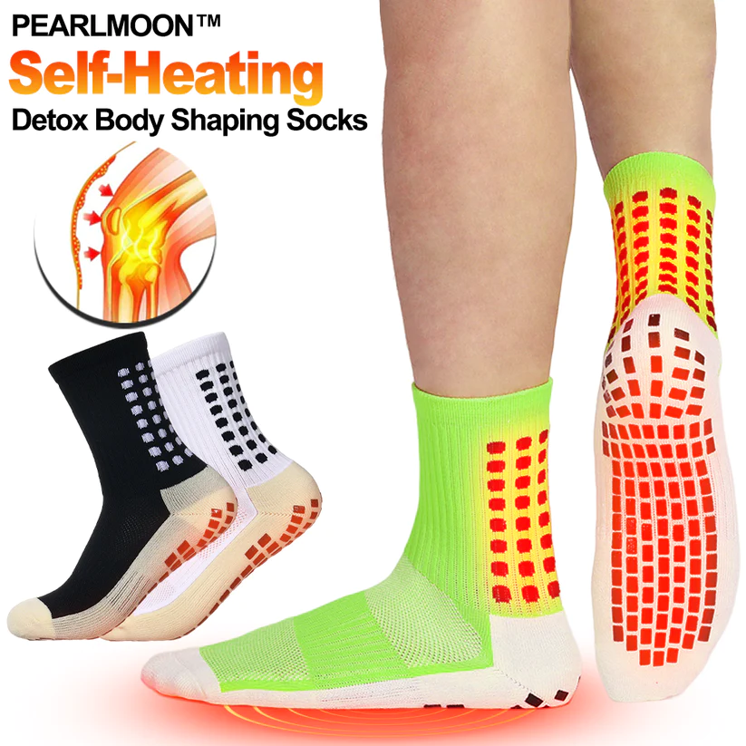 PEARLMOON Graphene Self-Heating Detox Body Shaping Socks