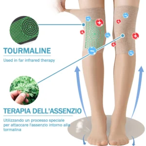 PEARLMOON™ Correzione Ionica Disintossicazione Linfatica Calze Lungo