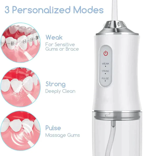 Portable Dental Irrigator - USB Rechargeable for Oral Care - Image 4