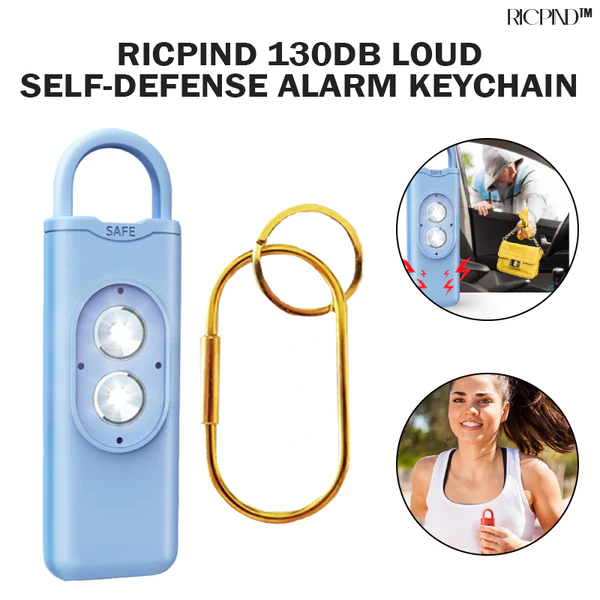 RICPIND 130dB Harde Selfverdediging Alarm Sleutelhanger