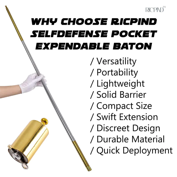 RICPIND Selfverdediging Pocket Expendable Baton