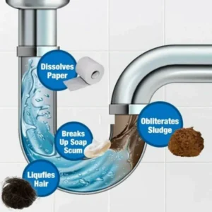 Seurico™ Umweltfreundliches Baggerpulver für Waschbecken und Abflussrohre