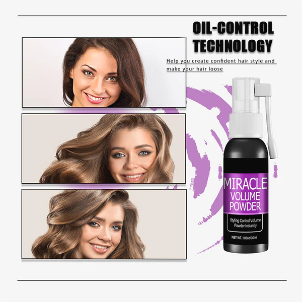 Seurico™ No Rinse Oil-Control Volumizing Hair Poeder Spray