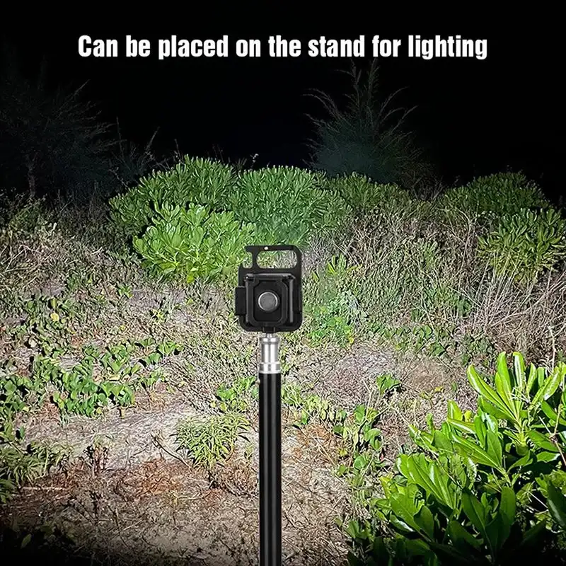 Seurico™ Portable Flashlight Keychain Mini LED Light Glare COB USB Charging - Image 4