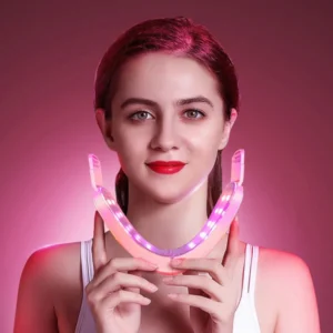 Alternative view of V-Shape Facial Lifting Slimming Vibration Massager