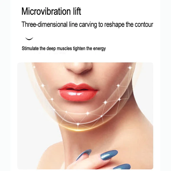 V-Shape Facial Lifting Slimming Vibration Massager - Image 3
