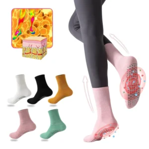 WELLBEINGCOVE™ Јонски Јонизирани нискофреквентни импулсни чорапи кои се самозагреваат