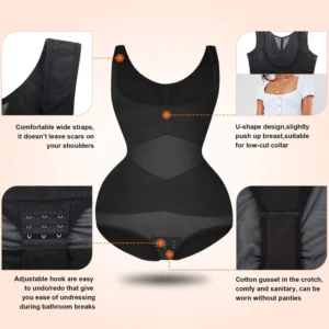 Women's Tummy Control Butt Lifter Bodysuit
