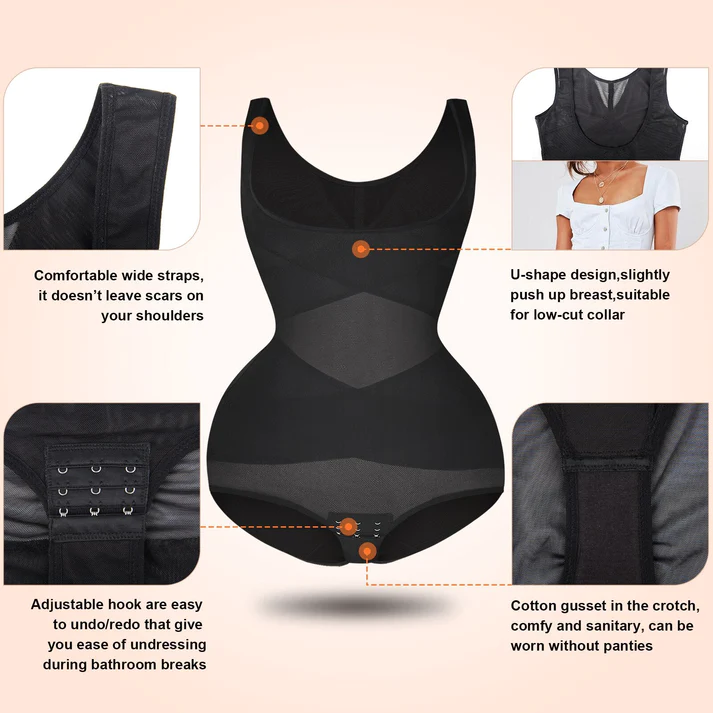 Women's Tummy Control Butt Lifter Bodysuit