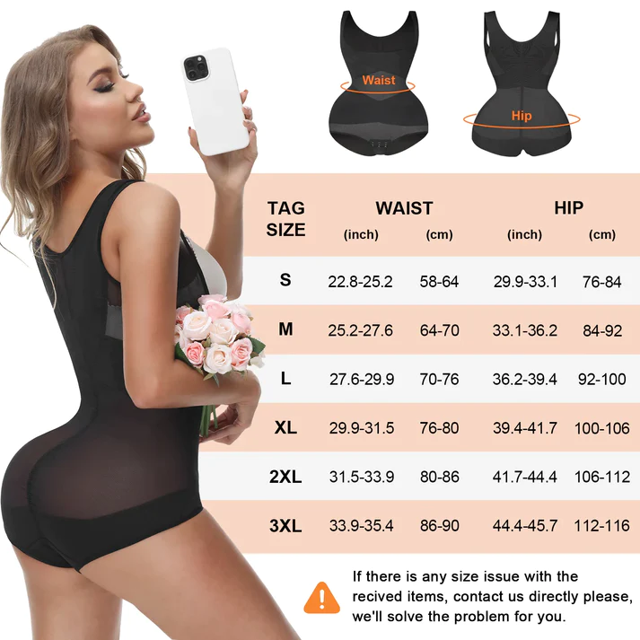 Women's Tummy Control Butt Lifter Bodysuit - Image 7