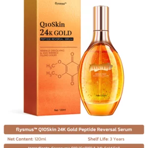 flysmus™ Q10Skin 24K Gold Peptide Reversal Serum