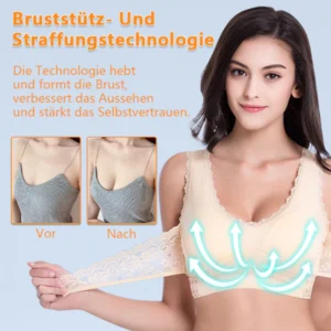 Alternative view of Biancat™ Vorderkreuz verstellbarer Seitenschnallen-BH