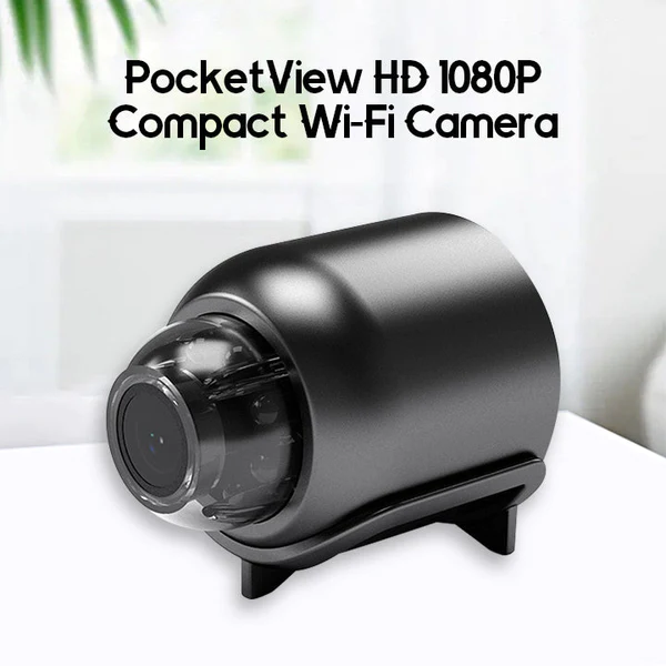 Cámara compacta Wi-Fi Ceoerty™ PocketView HD 1080P