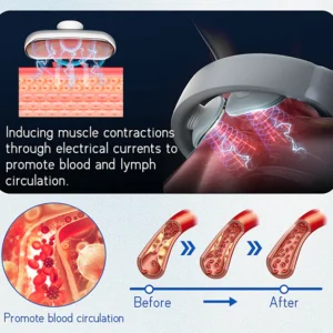 Alternative view of Fivfivgo™ NeckEase EMS Lymphatische Therapie Akupunktmassagegerät