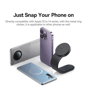 Alternative view of Folding mobile phone holder with strong magnet