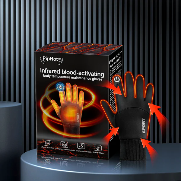 Sarung Tangan Penyelenggaraan Suhu Badan Pengaktif Darah Inframerah PipHot™