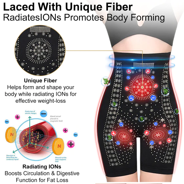 Seurico™ Negative Oxygen Ion Fat Burning Detox Extra High-Waisted Shaper Short - Image 6