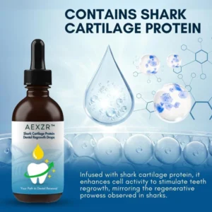 Alternative view of AEXZR™ Shark Cartilage Protein Dental Regrowth Drops