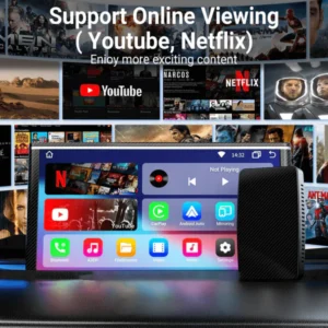 Fivfivgo™ Play2Video Kabelloses CarPlay/Android Auto