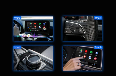 Fivfivgo™ Play2Video Kabelloses CarPlay/Android Auto