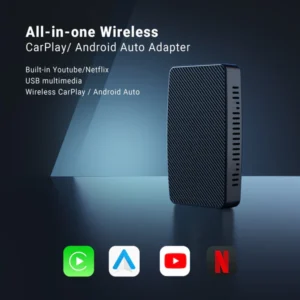 Fivfivgo™ Play2Video Kabelloses CarPlay/Android Auto