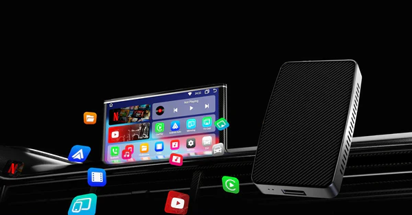 Fivfivgo™ Play2Video Kabelloses CarPlay/Android Auto