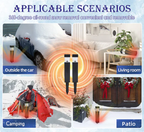 Fivfivgo™ Solar Powered Electromagnetic Resonance De-icing Light