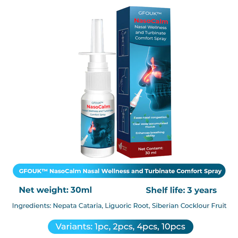 GFOUK™ NasoCalm Nasal Wellness and Turbinate Comfort Spray

