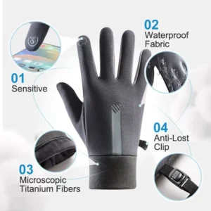 Alternative view of GFOUK™ Titanium Ionized Far Infrared Therapy Arthritis Gloves