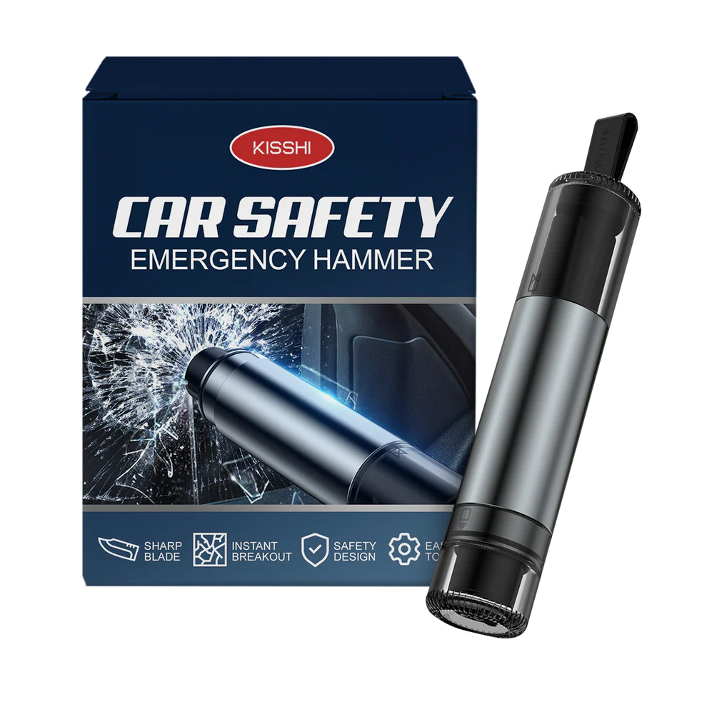 KISSHI™ Car Safety Emergency Hammer