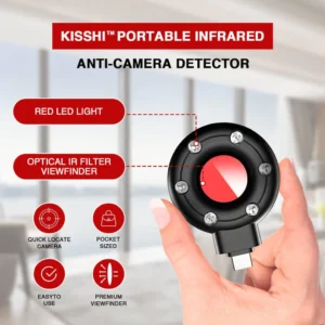 Alternative view of Kisshi™ Portable Infrared Anti-Camera Detector