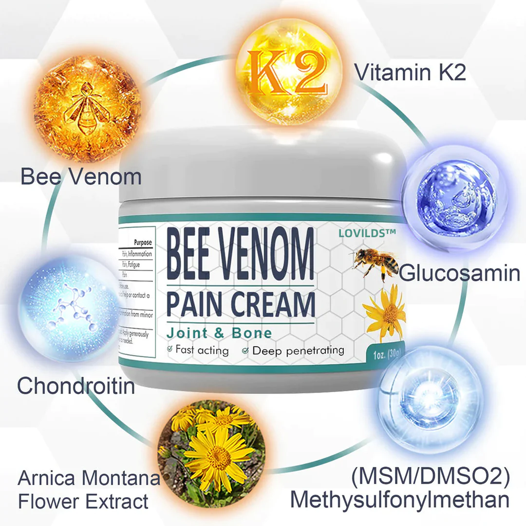 LOVILDS™ Bee Venom Pain and Bone Healing Cream
