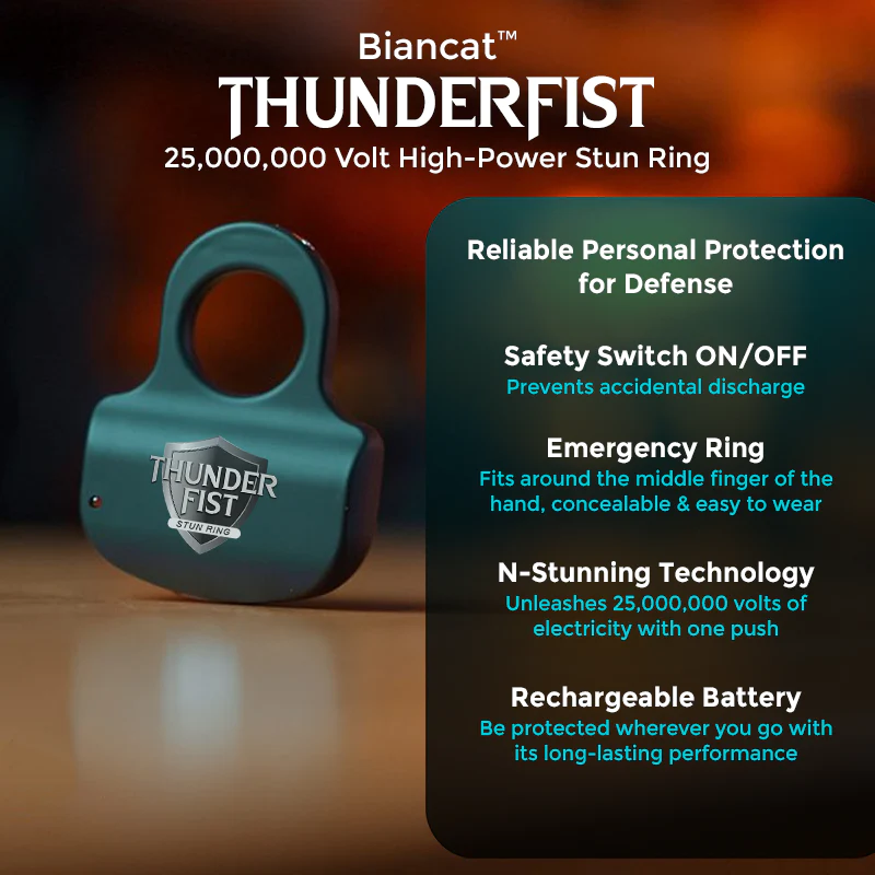 Oveallgo™ 50,000,000 Volt Defender Ring – Lavieron