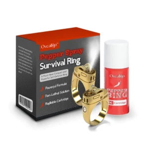 Alternative view of Oveallgo™ Defense Pepper Spray Survival Ring