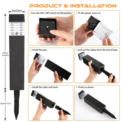 Oveallgo™ EcoThaw ULTRA Solar-Powered De-Icing Light
