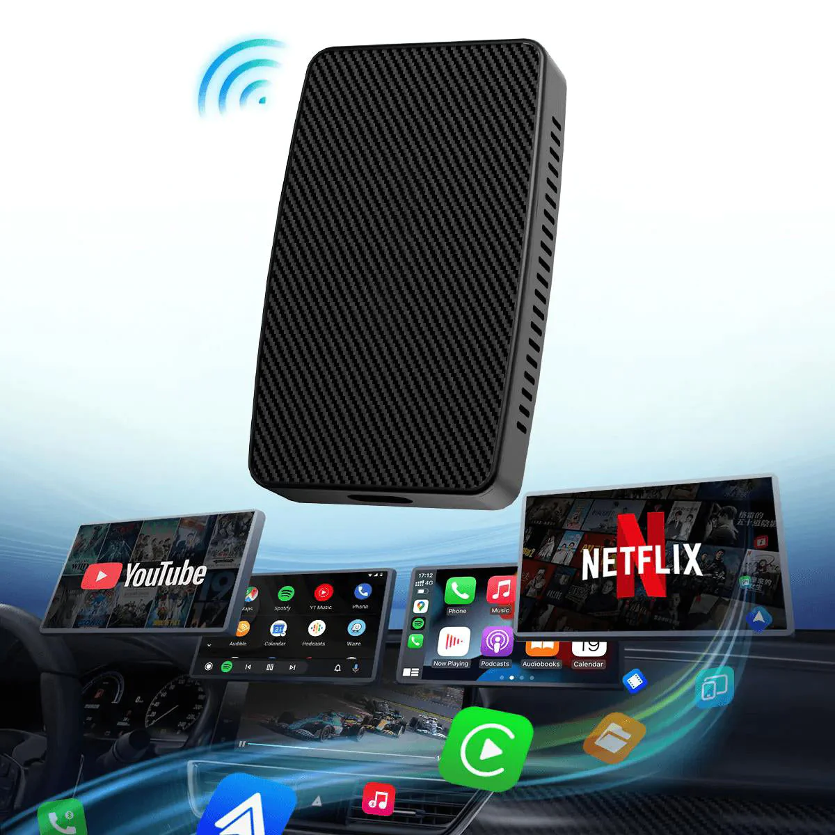 Oveallgo™ Play2Video Wireless CarPlay/ Android Auto - Image 4