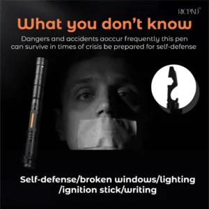 Alternative view of RICPIND Multifunctional Self-Defense LED Pen