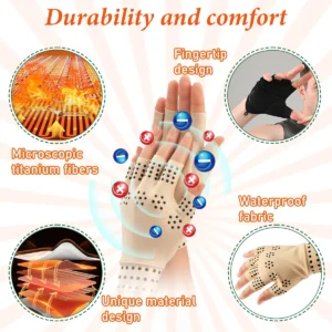 Alternative view of Sugoola™ TourmalineArthritis Compression Gloves