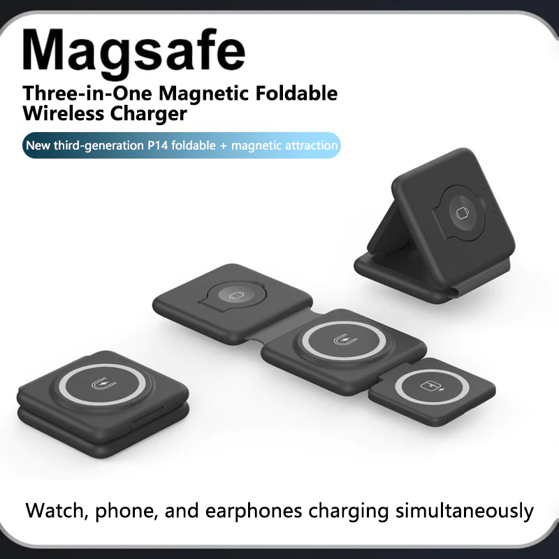 The FoldMag 3rd Gen - Magnetic Triple-in-One Wireless Charger - Image 5