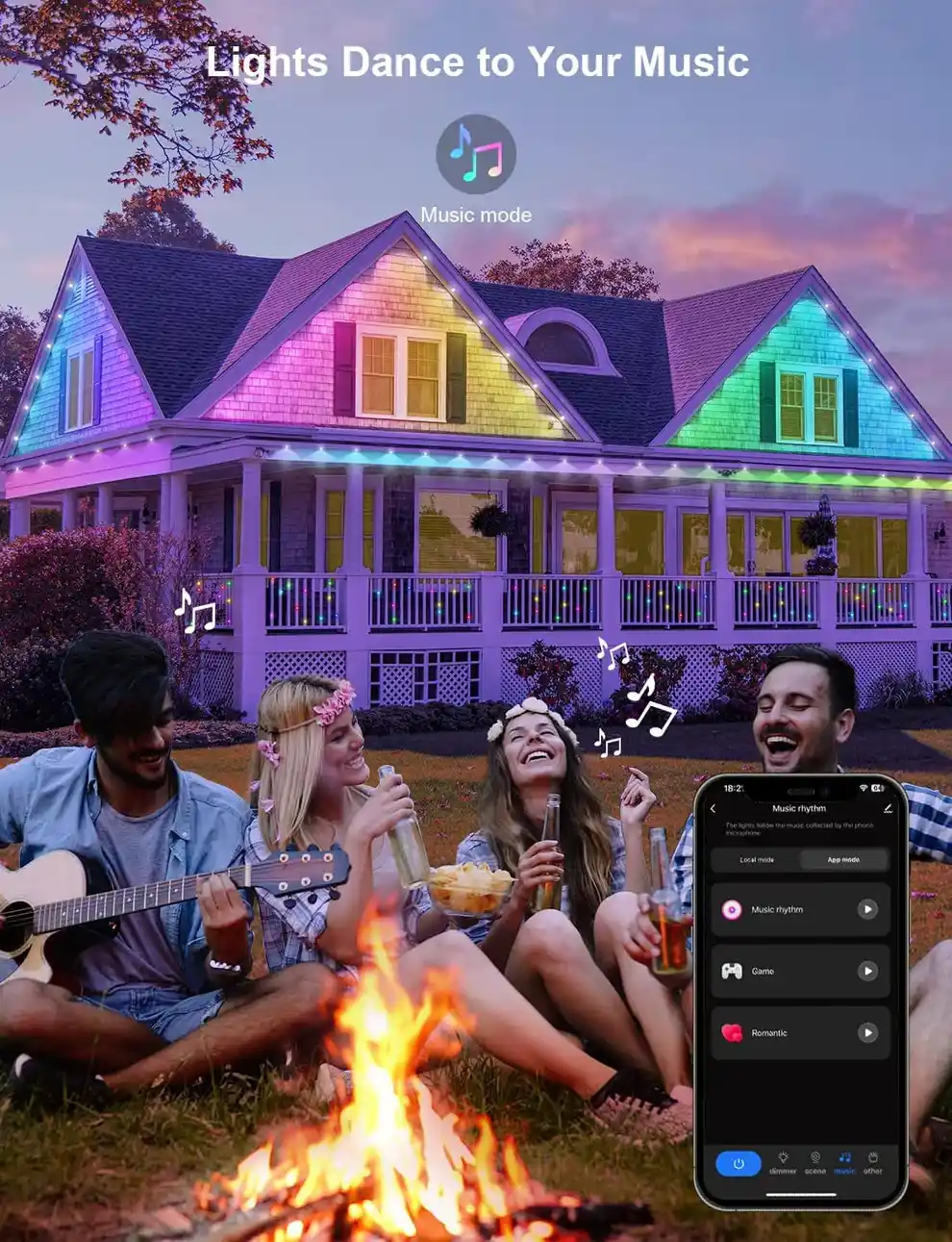 Wi-Fi Bluetooth Smart Permanent Led for outdoor - Image 2