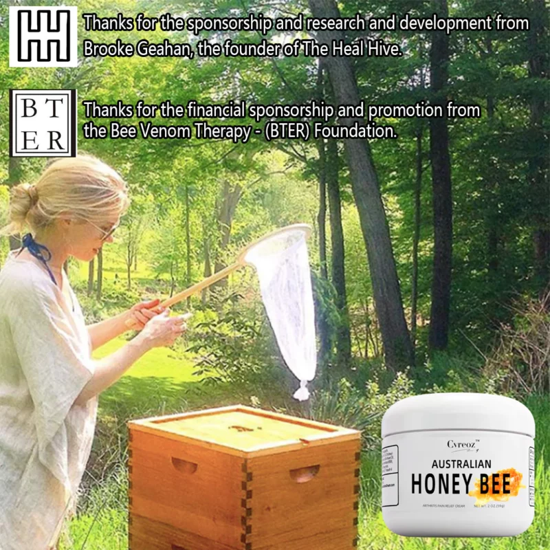 Cvreoz™ Australian honey bee Venom Pain and Bone Healing Cream
