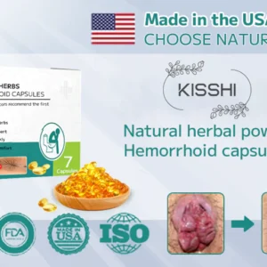 Kisshi™ Natural Herbal Strength Hemorrhoid Capsules