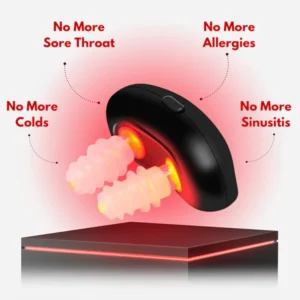 Nástroj Oveallgo™ RespiRelief Ultimate Red Light pro nosní terapii