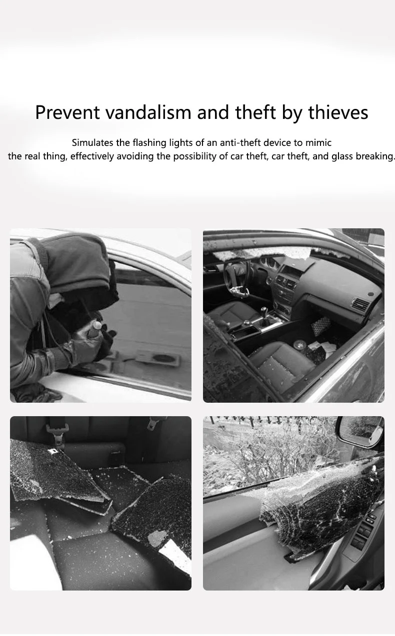 CAR SOLAR POWERED CAR ANTI-THEFT DEVICE
