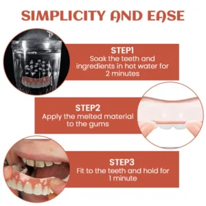 Dobshow™ PerfectFit Denture Silicone Reline Kit